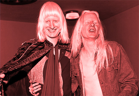 Edgar & Johnny Winter photograph